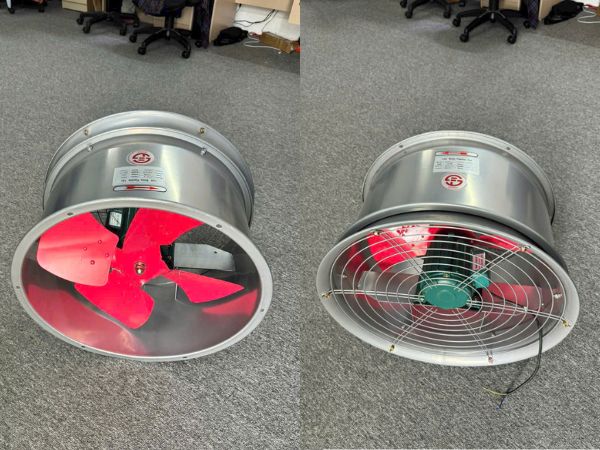 Mặt trước và mặt sau của quạt hướng trục Sunfan