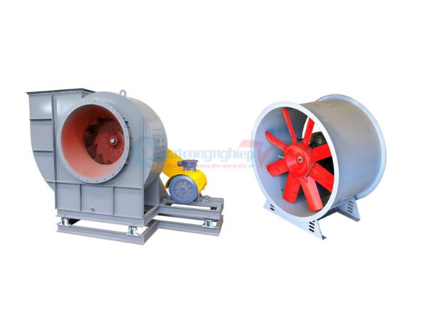 so sánh quạt ly tâm và hướng trục