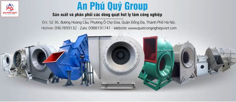 Quạt ly tâm là gì? Nguyên lí làm việc của quạt hút ly tâm