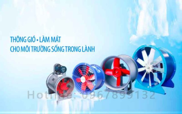 Quạt Thông Gió Hướng Trục Tròn Chất Lượng Cao