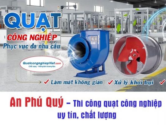 thi công quạt công nghiệp