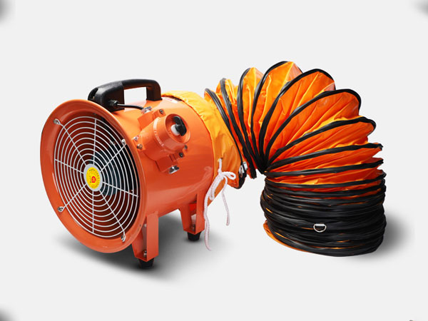 Quạt hút xách tay phòng nổ kết hợp ống Simili