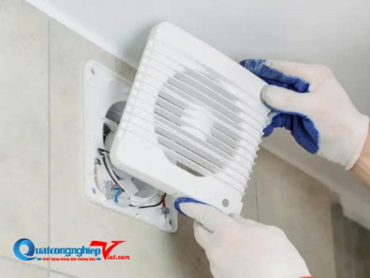 cách lắp quạt thông gió phòng ngủ
