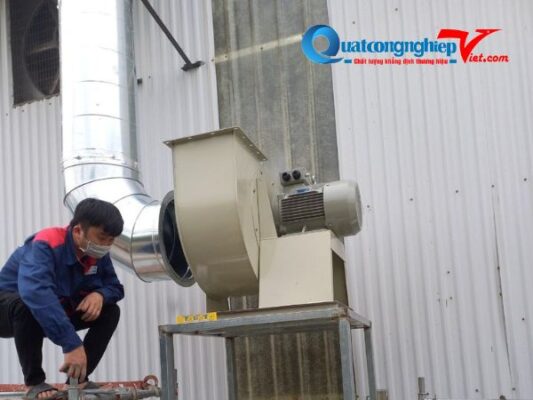 lắp đặt quạt ly tâm
