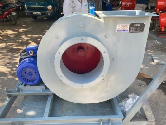 chọn cột áp quạt ly tâm