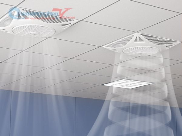 Quạt hướng trục là gì? Nguyên lí làm việc của quạt hút hướng trục 18 Quạt ốp trần có mát không? Có nên mua không?
